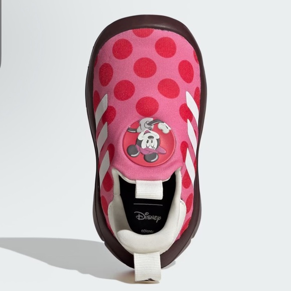 adidas Kids Sneakers with Pink and Red Polka Dots - Picture 16 of 17